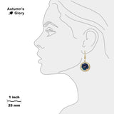 Cancer the Crab Astrological Sign in the Zodiac Illustration Dangle Earrings w/ 3/4" Charms in Silver Tone or Gold Tone